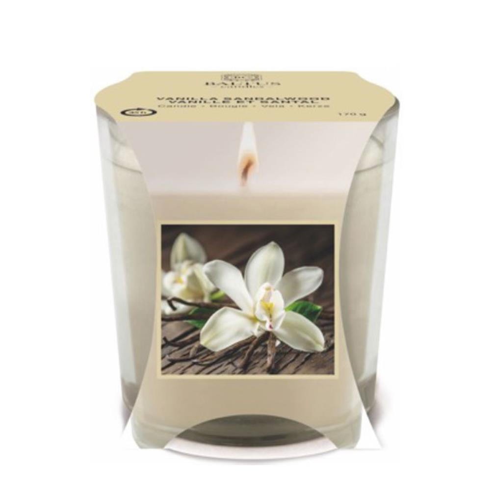 Baltus Vanilla & Sandalwood Scented Glass Candle £2.69